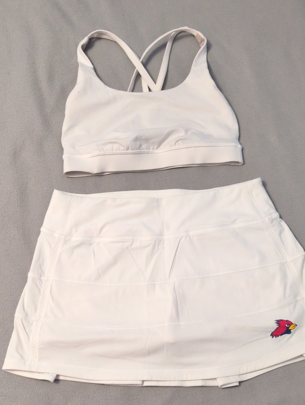 lululemon athletica White Athletic  Set  Sports Bra Skirts